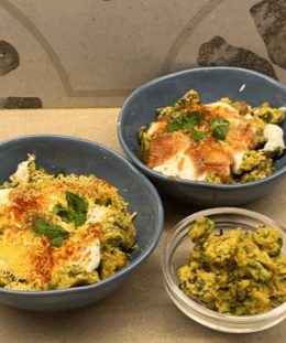 Muthiya Chaat | Healthy Muthiya Snack | Masala Muthiya Chaat | Crispy Muthiya Street-Style Chaat — recipe by Renu Dalal